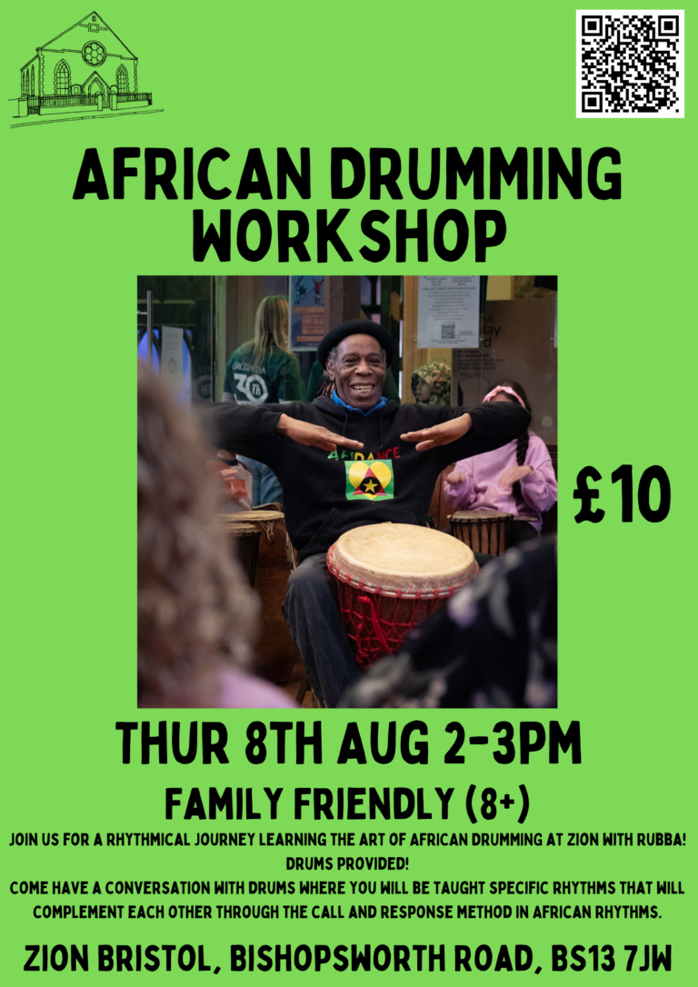 African Drumming Poster