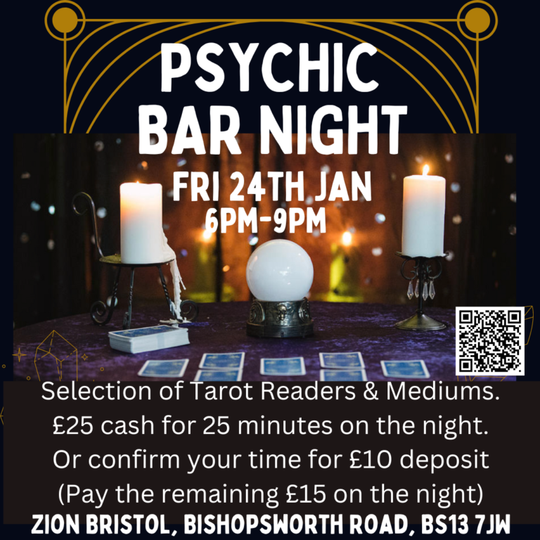 24th Jan Psychic Bar Night